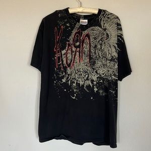 Vintage Korn black shirt size large adult